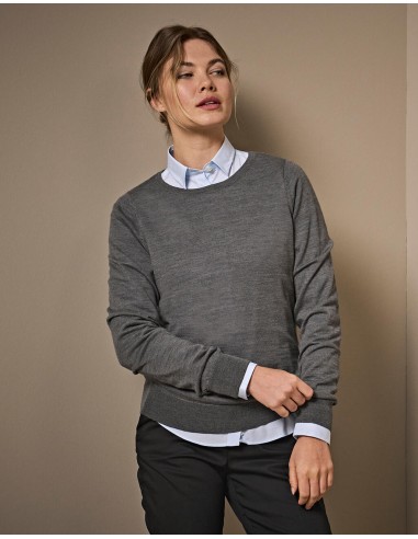 T-6006-Womens Crew Neck Sweater